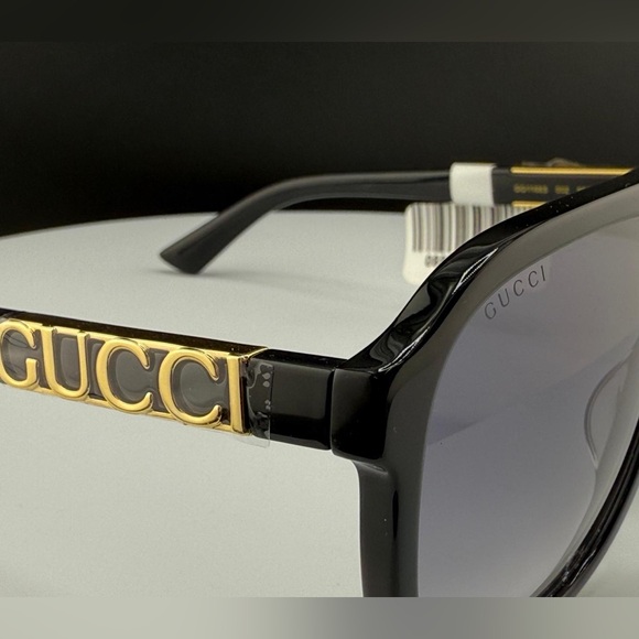 Gucci Sunglasses Black Frames with Gold Logo GG1188S. New with tags & case main image 10